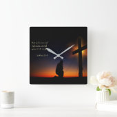 マイハウス スクエア壁時計 (ホーム)