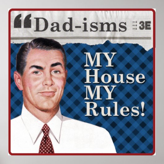 マイハウスMYルールポスター ポスター (正面)