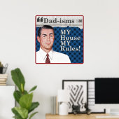 マイハウスMYルールポスター ポスター (ホームオフィス)