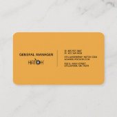 マイハッチング – 一般管理票 名刺 (裏面)