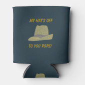 マイハットズオフフェドーラクーラーボックス 缶クーラー (正面)