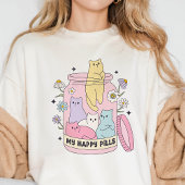 マイハッピーピルズ キュートな猫たち トライブレンドTシャツ