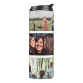 マイハッピープレイスカスタマイズ可能なファミリーフォト6写真 タンブラー (回転左)