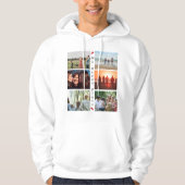 マイハッピープレイスカスタマイズ可能なファミリーフォト6写真 パーカ (正面)