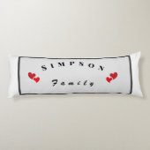 マイハッピープレイスカスタマイズ可能なファミリーフォト6写真 ボディピロー (裏面)