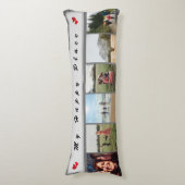 マイハッピープレイスカスタマイズ可能なファミリーフォト6写真 ボディピロー (正面縦)