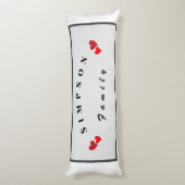 マイハッピープレイスカスタマイズ可能なファミリーフォト6写真 ボディピロー (裏面 (縦))