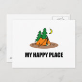 マイハッピープレイスキャンピングテント ポストカード (正面/裏面)