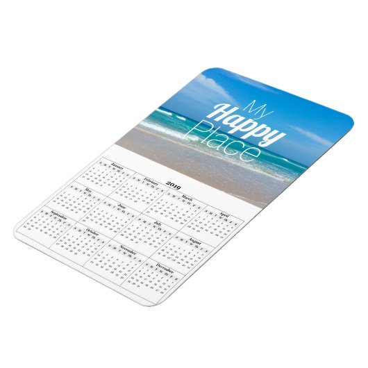 マイハッピープレイスターコイズサンディビーチ マグネット (左側)