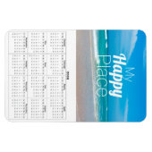 マイハッピープレイスターコイズサンディビーチ マグネット (横)