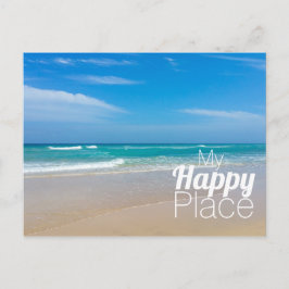 マイハッピープレイスブルー海 ポストカード