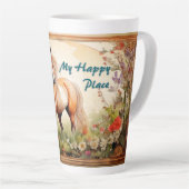 マイハッピープレース カフェラテマグ (右アングル)