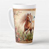 マイハッピープレース カフェラテマグ (左アングル)