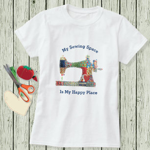 マイハッピー裁縫宇宙Tシャツ Tシャツ