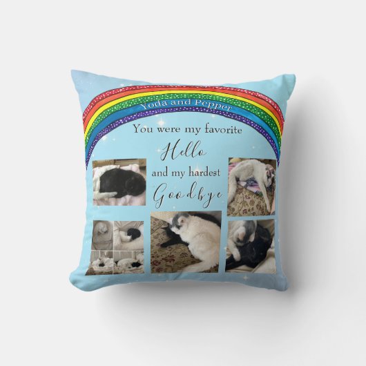 マイハロお気に入りのペット記念撮影装飾用クッション クッション (正面)