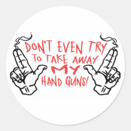 マイハンドガン ラウンドシール