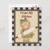 マイハートの生姜パン ポストカード (正面/裏面)