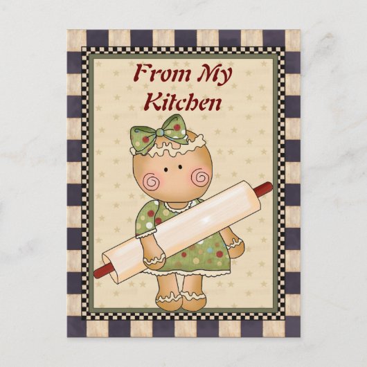 マイハートの生姜パン ポストカード (正面)