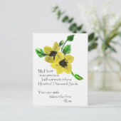 マイハートるみ水彩絵葉書 ポストカード (スタンド正面)