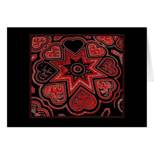 'マイハート'グリーティングカード (正面横)