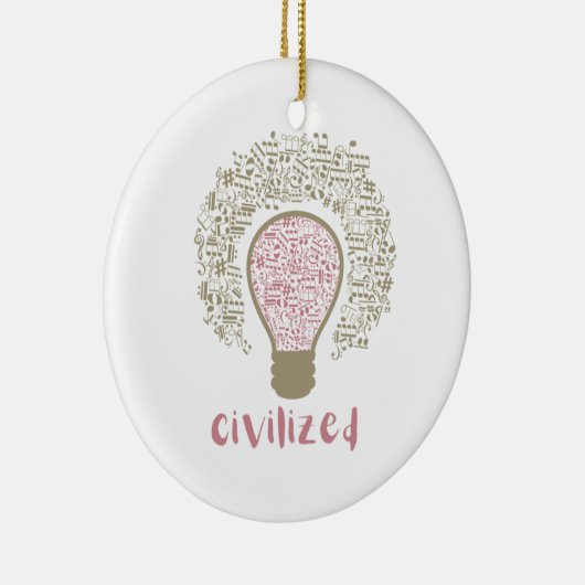 マイハートルクラシックミデザイン文明美術 セラミックオーナメント (右)