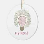 マイハートルクラシックミデザイン文明美術 セラミックオーナメント (左)