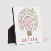 マイハートルクラシックミデザイン文明美術 フォトプラーク (正面)