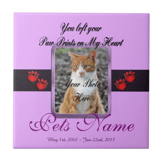 マイハート上の足跡 – Mave タイル (正面)