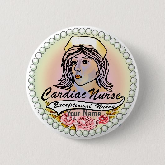 マイハート気にナース 缶バッジ (正面)