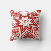 'マイハート'装飾用クッション(白) クッション (裏面)