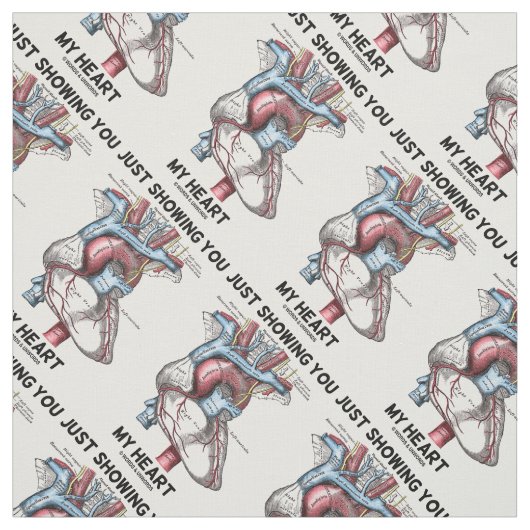 マイハート解剖学ハート ファブリック (見本)