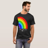 マイハーフゲイカップルレインボープライドクールLgbt Tシャツ (正面フル)