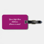 マイバイオリンをTouchしない ラゲッジタグ (裏面横)