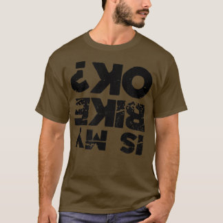 マイバイクOKデザインバイクもしくは自転車に乗る人 Tシャツ