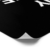 マイバイクOKマウンテンおもしろいロードBMX自転車 ポスター (角)