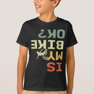 マイバイクOKレトロおもしろいバイクもしくは自転車に乗る人 Tシャツ