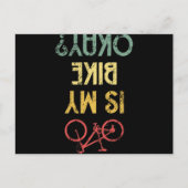 マイバイクOKレトロ自転車駆動ヴィンテージ ポストカード (正面)