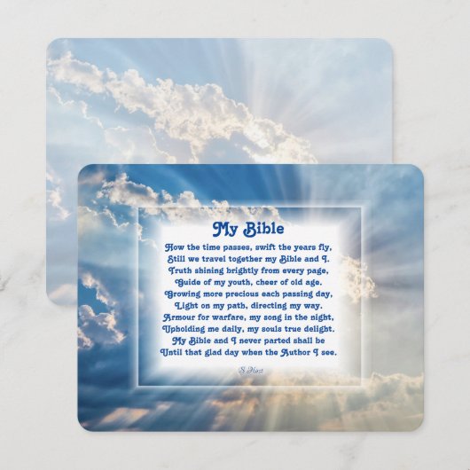 『マイバイブル』 シーズンカード (正面/裏面)