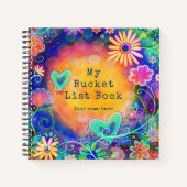 マイバケット一覧かわいらしフローラカスタマイズ ノートブック (正面)