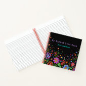 マイバケット一覧フラワーブックおもしろいフローラ カラフル ノートブック (内部)