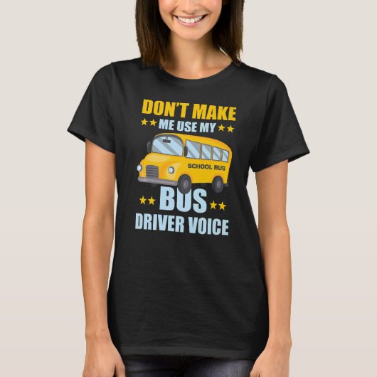 マイバスドライバの音声 Tシャツ (正面)