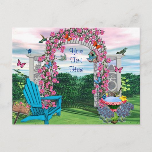 マイバックヤードガーデンポストカード ポストカード (正面)