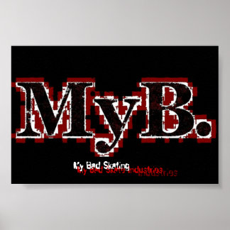 マイバッドスケートで滑る ポスター