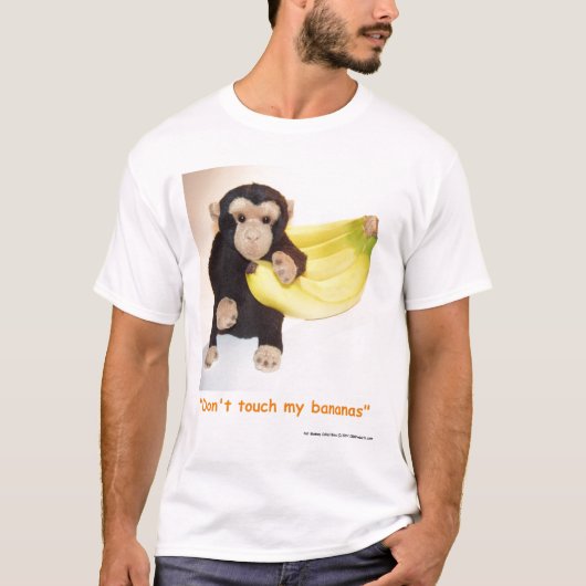 マイバナナスTouchしない Tシャツ (正面)