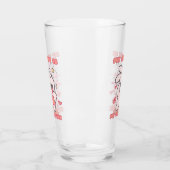 マイバニーバレンタイン – 愛らしい眼鏡とバラバニー タンブラーグラス (左)