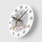 マイバラエンジェルクロス ラウンド壁時計 (傾斜)