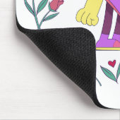 マイバレンタインはピザ招待状 マウスパッド (コーナー)