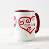マイバレンタインハート マグカップ (正面右)