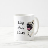 マイパグマグ両面かわいい犬マグギフトアイディア コーヒーマグカップ (正面右)