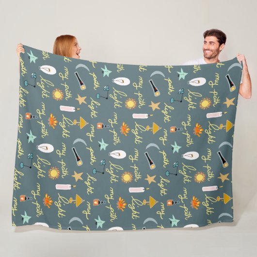 マイパスを照らす フリースブランケット (インサイチュ)